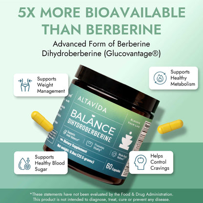 ALTAVIDA™ Balance - Dihydroberberine Supplement